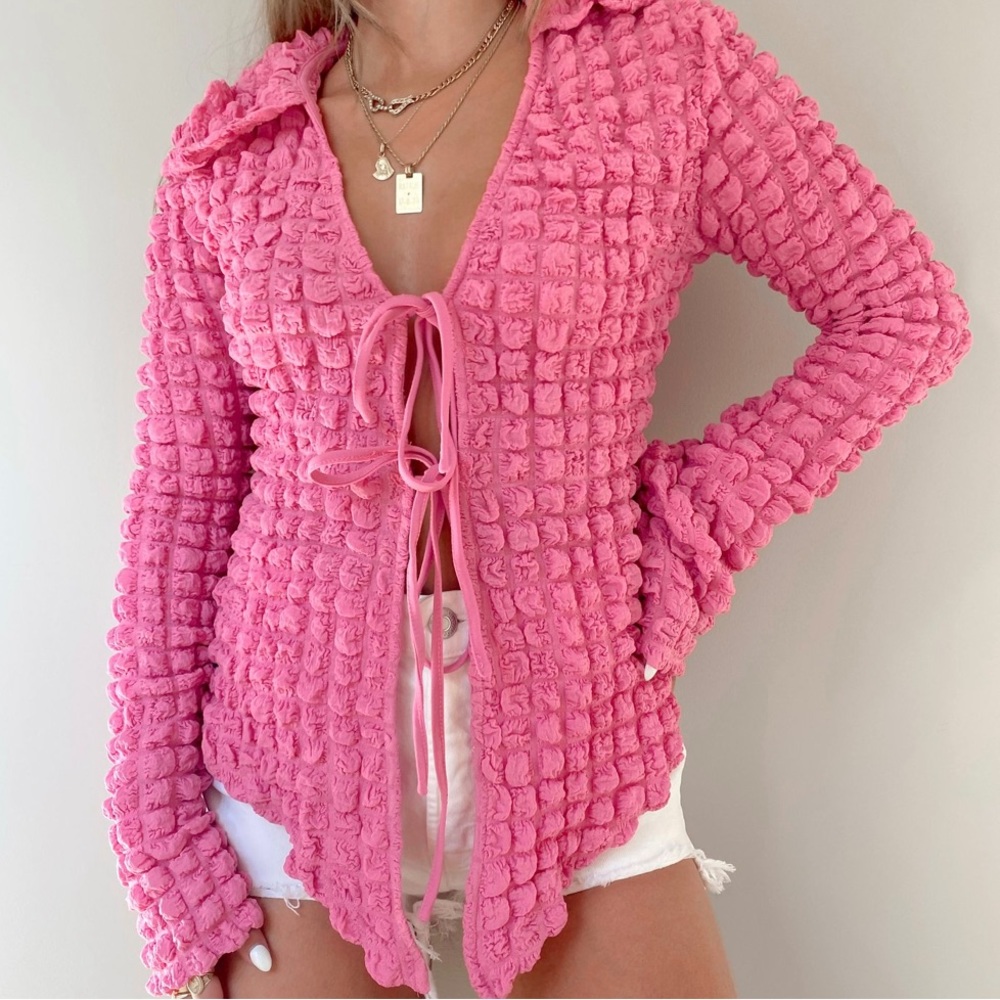 pink bubble top